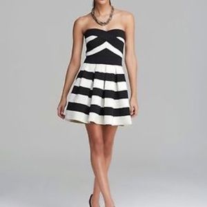 BCBG Bandage Striped Dress